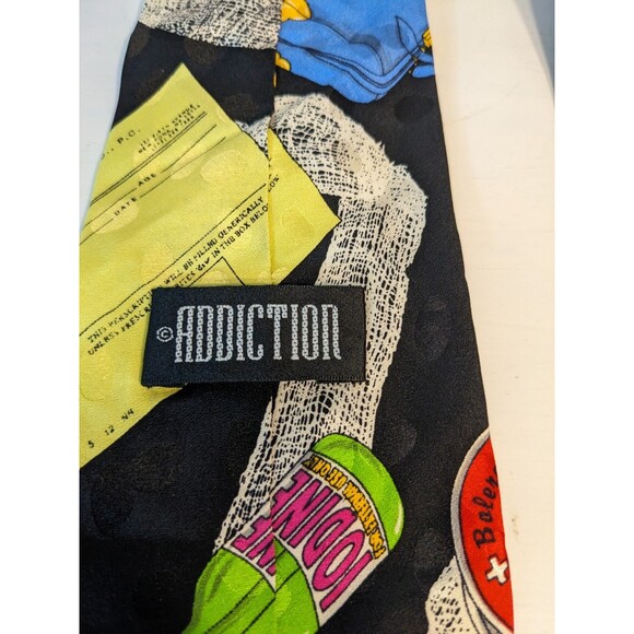 VTG Medical Theme Neckties Bundle Set Of 3 Chez Roffe Addiction Alynn EUC - Picture 7 of 8